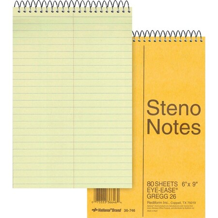 Rediform Book, Steno, Gregg, 80Sh, Grn Pk RED36746